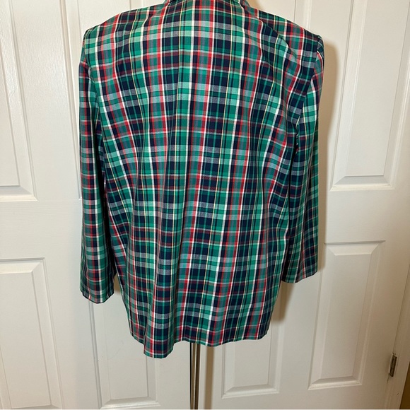 Alfred Dunner women’s vintage plaid blazer 22W - Picture 5 of 8